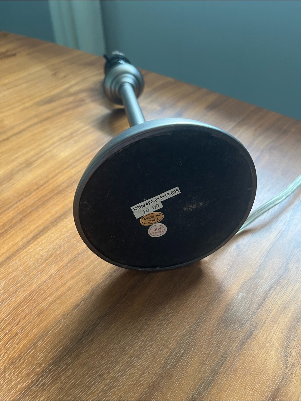 Small Silver Lamp - Picture 5 of 5